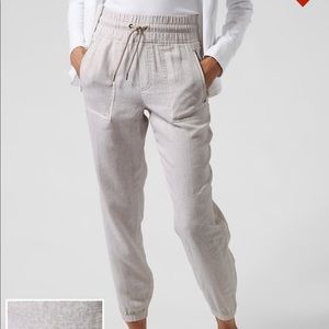 Athleta Cabo linen jogger